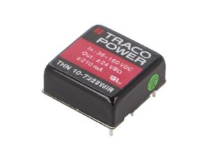 Przetwornica DC/DC, 10W, Uwej: 36...160VDC, Uwyj: 24VDC, Iwyj: 210mA THN 10-7225WIR