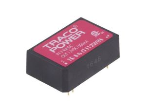 Przetwornica DC/DC, 6W, Uwej: 9...36VDC, Uwyj: 12VDC, Iwyj: 500mA TEN 6-2412WIN