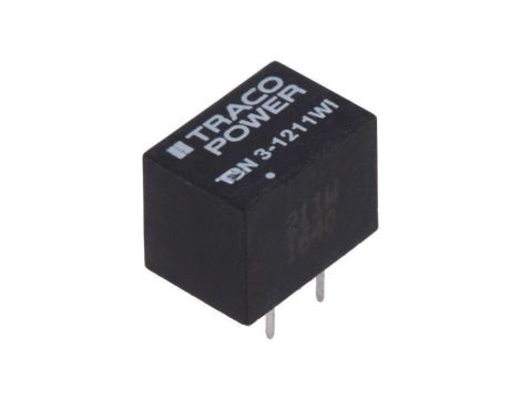 Przetwornica DC/DC, 3W, Uwej: 4,5...18VDC, Uwyj: 5VDC, Iwyj: 600mA TDN 3-1211WI