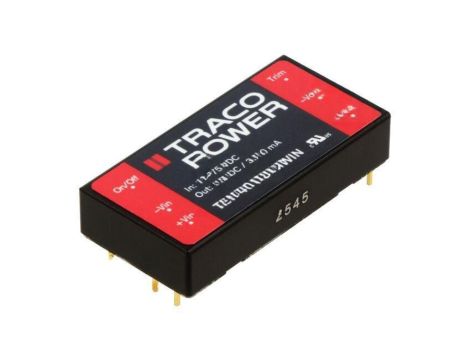 Przetwornica DC/DC, 40W, Uwej: 18...75VDC, Uwyj: 12VDC, Iwyj: 3330mA TEN 40-4812WIN