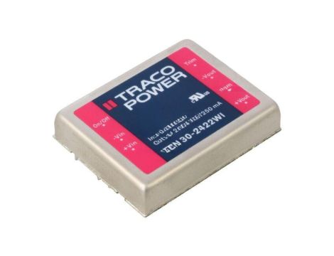 Przetwornica DC/DC, 30W, Uwej: 10...40VDC, Uwyj: 12VDC, Uwyj2: -12VDC TEN 30-2422WI