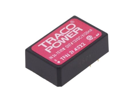Przetwornica DC/DC, 3W, Uwej: 36...72VDC, Uwyj: 12VDC, Uwyj2: -12VDC TEN 3-4822
