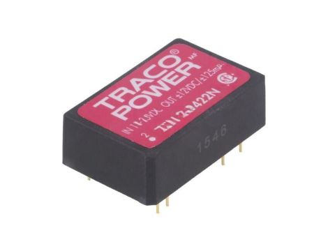 Przetwornica DC/DC, 3W, Uwej: 18...36VDC, Uwyj: 12VDC, Uwyj2: -12VDC TEN 3-2422N