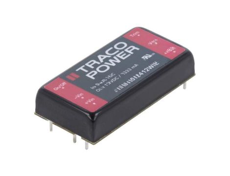 Przetwornica DC/DC, 40W, Uwej: 9...36VDC, Uwyj: 12VDC, Iwyj: 3333mA TEN 40-2412WIE