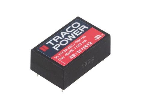 Przetwornica DC/DC, 10W, Uwej: 18...36VDC, Uwyj: 12VDC, Iwyj: 833mA TRI 10-2412