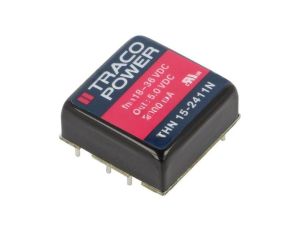 Przetwornica DC/DC, 15W, Uwej: 18...36VDC, Uwyj: 5VDC, Iwyj: 3A, THT THN 15-2411N