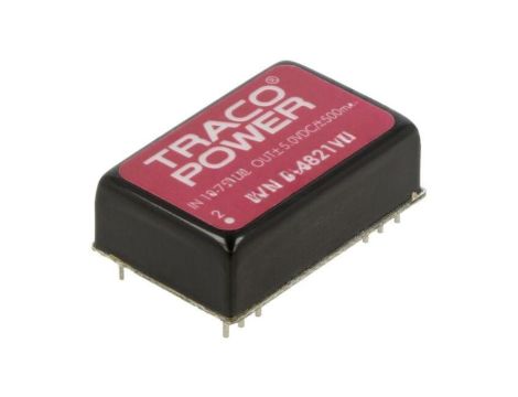 Przetwornica DC/DC, 5W, Uwej: 18...75VDC, Uwyj: 5VDC, Uwyj2: -5VDC TVN 5-4821WI