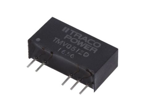 Przetwornica DC/DC, 1W, Uwej: 4,5...5,5VDC, Uwyj: 12VDC, Iwyj: 40mA TMV 0512D