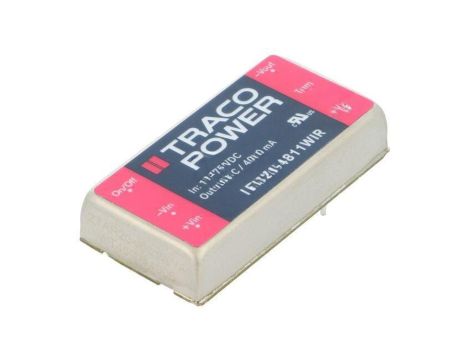 Przetwornica DC/DC, 20W, Uwej: 18...75VDC, Uwyj: 5VDC, Iwyj: 4000mA TEN 20-4811WIR