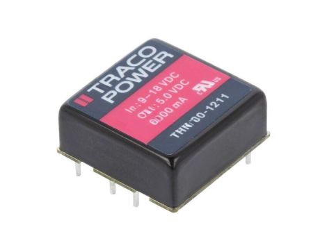 Przetwornica DC/DC, 30W, Uwej: 9...18VDC, Uwyj: 5VDC, Iwyj: 6000mA THN 30-1211