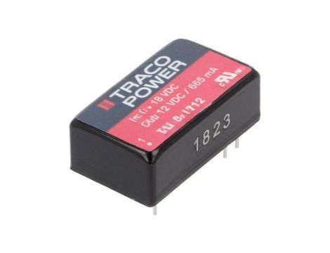 Przetwornica DC/DC, 8W, Uwej: 9...18VDC, Uwyj: 12VDC, Iwyj: 665mA TEL 8-1212