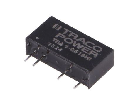 Przetwornica DC/DC, 1W, Uwej: 4,5...5,5VDC, Uwyj: 9VDC, Iwyj: 111mA TBA 1-0519HI