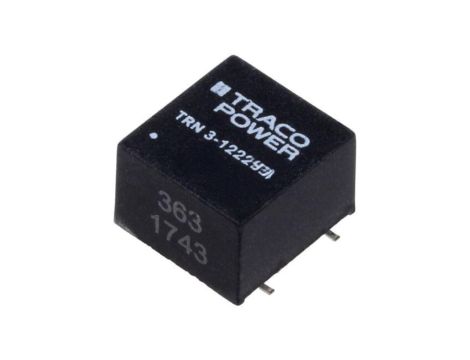 Przetwornica DC/DC, 3W, Uwej: 9...18VDC, Uwyj: 12VDC, Uwyj2: -12VDC TRN 3-1222SM