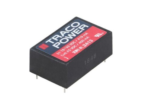 Przetwornica DC/DC, 6W, Uwej: 18...36VDC, Uwyj: 15VDC, Iwyj: 400mA TRI 6-2413