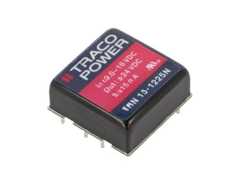 Przetwornica DC/DC, 15W, Uwej: 9...18VDC, Uwyj: 24VDC, Uwyj2: -24VDC THN 15-1225N