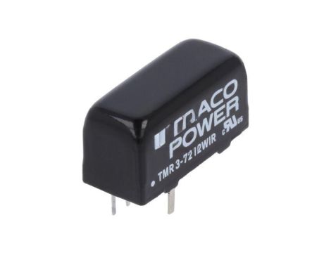 Przetwornica DC/DC, 3W, Uwej: 43...160VDC, Uwyj: 12VDC, Iwyj: 250mA TMR 3-7212WIR