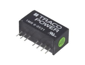 Przetwornica DC/DC, 6W, Uwej: 4,5...9VDC, Uwyj: 5VDC, Uwyj2: -5VDC TMR 6-0521