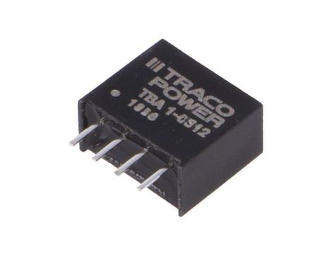 Przetwornica DC/DC, 1W, Uwej: 4,5...5,5VDC, Uwyj: 12VDC, Iwyj: 80mA TBA 1-0512