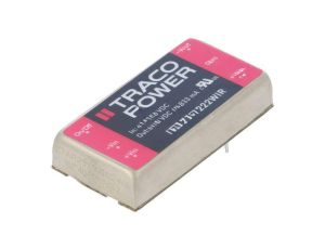 Przetwornica DC/DC, 20W, Uwej: 43...160VDC, Uwyj: 12VDC, Iwyj: 833mA TEN 20-7222WIR