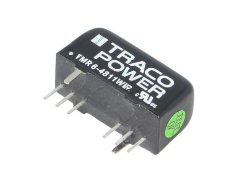 Przetwornica DC/DC, 6W, Uwej: 18...75VDC, Uwyj: 5VDC, Iwyj: 1200mA TMR 6-4811WIR