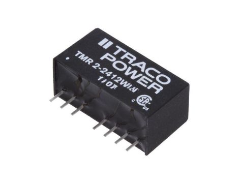Przetwornica DC/DC, 2W, Uwej: 9...36VDC, Uwyj: 12VDC, Iwyj: 167mA TMR 2-2412WIN