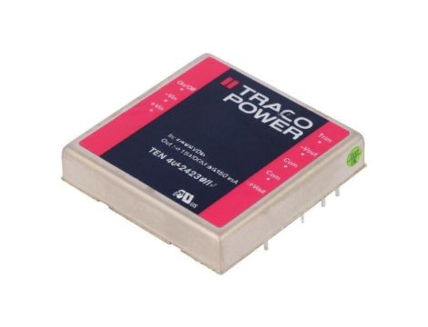 Przetwornica DC/DC, 40W, Uwej: 9...36VDC, Uwyj: 15VDC, Uwyj2: -15VDC TEN 40-2423WI