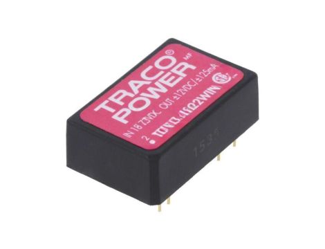 Przetwornica DC/DC, 3W, Uwej: 18...75VDC, Uwyj: 12VDC, Uwyj2: -12VDC TEN 3-4822WIN