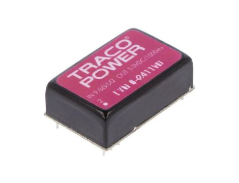 Przetwornica DC/DC, 5W, Uwej: 9...36VDC, Uwyj: 5VDC, Iwyj: 1000mA TVN 5-2411WI