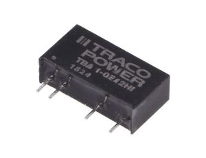 Przetwornica DC/DC, 1W, Uwej: 4,5...5,5VDC, Uwyj: 12VDC, Iwyj: 84mA TBA 1-0512HI