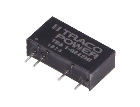 Przetwornica DC/DC, 1W, Uwej: 4,5...5,5VDC, Uwyj: 12VDC, Iwyj: 84mA TBA 1-0512HI