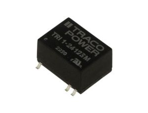Przetwornica DC/DC, 1W, Uwej: 21,6...26,4VDC, Uwyj: 12VDC, Iwyj: 84mA TRI 1-2412SM