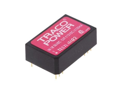Przetwornica DC/DC, 3W, Uwej: 18...36VDC, Uwyj: 12VDC, Uwyj2: -12VDC TEL 3-2422