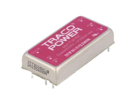 Przetwornica DC/DC, 30W, Uwej: 9...36VDC, Uwyj: 12VDC, Uwyj2: -12VDC TEN 30-2422WIN