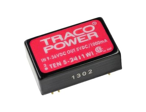Przetwornica DC/DC, 5W, Uwej: 9...36VDC, Uwyj: 15VDC, Uwyj2: -15VDC TEN 5-2423WI