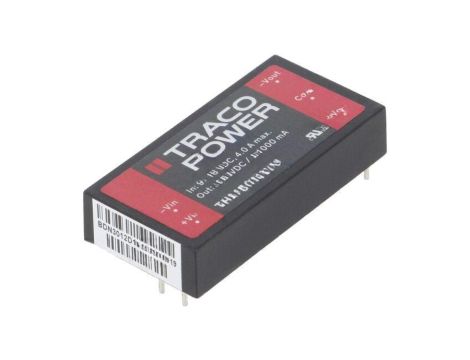Przetwornica DC/DC, 30W, Uwej: 9...18VDC, Uwyj: 15VDC, Uwyj2: -15VDC THM 30-1223