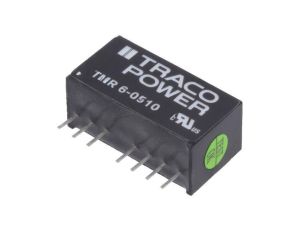 Przetwornica DC/DC, 6W, Uwej: 4,5...9VDC, Uwyj: 3,3VDC, Iwyj: 1300mA TMR 6-0510