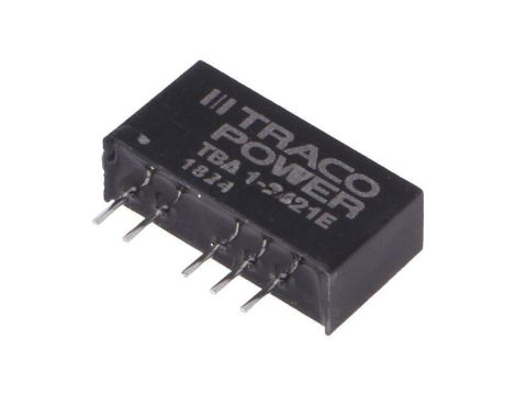 Przetwornica DC/DC, 1W, Uwej: 21,6...26,4VDC, Uwyj: 5VDC, Iwyj: 100mA TBA 1-2421E