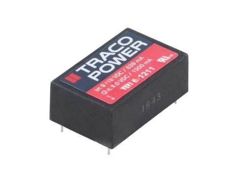 Przetwornica DC/DC, 6W, Uwej: 9...18VDC, Uwyj: 5VDC, Iwyj: 1,2A, DIP24 TRI 6-1211