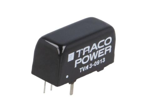 Przetwornica DC/DC, 3W, Uwej: 4,5...13,2VDC, Uwyj: 15VDC, Iwyj: 200mA TVN 3-0913