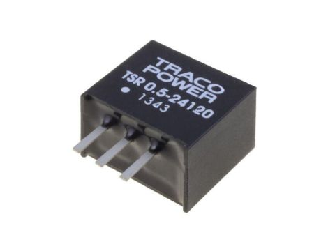 Przetwornica DC/DC, Uwej: 15...32VDC, Uwyj: 12VDC, Iwyj: 500mA, SIP3 TSR 0.5-24120