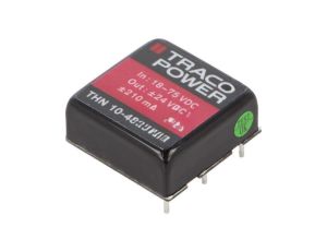 Przetwornica DC/DC, 10W, Uwej: 18...75VDC, Uwyj: 24VDC, Uwyj2: -24VDC THN 10-4825WIR