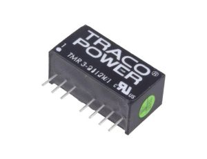 Przetwornica DC/DC, 3W, Uwej: 9...36VDC, Uwyj: 12VDC, Iwyj: 250mA TMR 3-2412WI