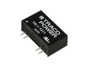 Przetwornica DC/DC, 1W, Uwej: 10,8...13,2VDC, Uwyj: 12VDC, Iwyj: 84mA TRI 1-1212