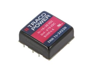 Przetwornica DC/DC, 15W, Uwej: 18...36VDC, Uwyj: 15VDC, Uwyj2: -15VDC THN 15-2423N