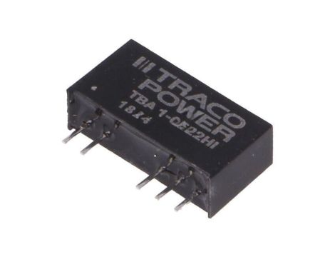Przetwornica DC/DC, 1W, Uwej: 4,5...5,5VDC, Uwyj: 12VDC, Iwyj: 41mA TBA 1-0522HI