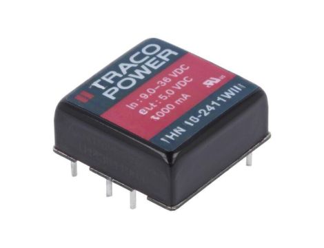 Przetwornica DC/DC, 15W, Uwej: 9...36VDC, Uwyj: 5VDC, Iwyj: 3000mA THN 15-2411WIR