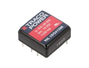 Przetwornica DC/DC, 15W, Uwej: 9...36VDC, Uwyj: 15VDC, Iwyj: 1000mA THL 15-2413WI