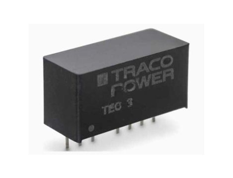 Przetwornica DC/DC, 3W, Uwej: 9...75VDC, Uwyj: 3,3VDC, Iwyj: 700mA TEC 3-2410UI