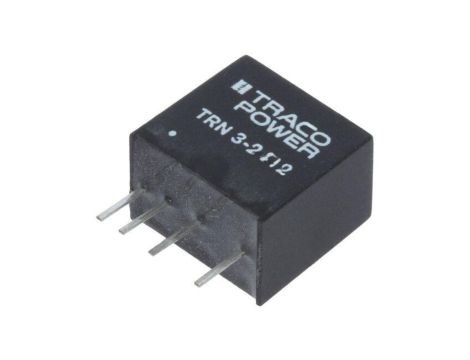 Przetwornica DC/DC, 3W, Uwej: 18...36VDC, Uwyj: 12VDC, Iwyj: 250mA TRN 3-2412
