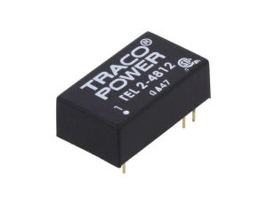 Przetwornica DC/DC, 2W, Uwej: 36...75VDC, Uwyj: 12VDC, Iwyj: 165mA TEL 2-4812